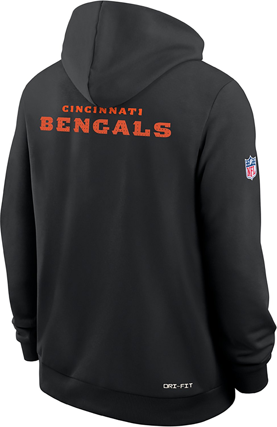 Nike Men's Bengals Standard Issue Team Long Sleeve Hoodie - view number 3