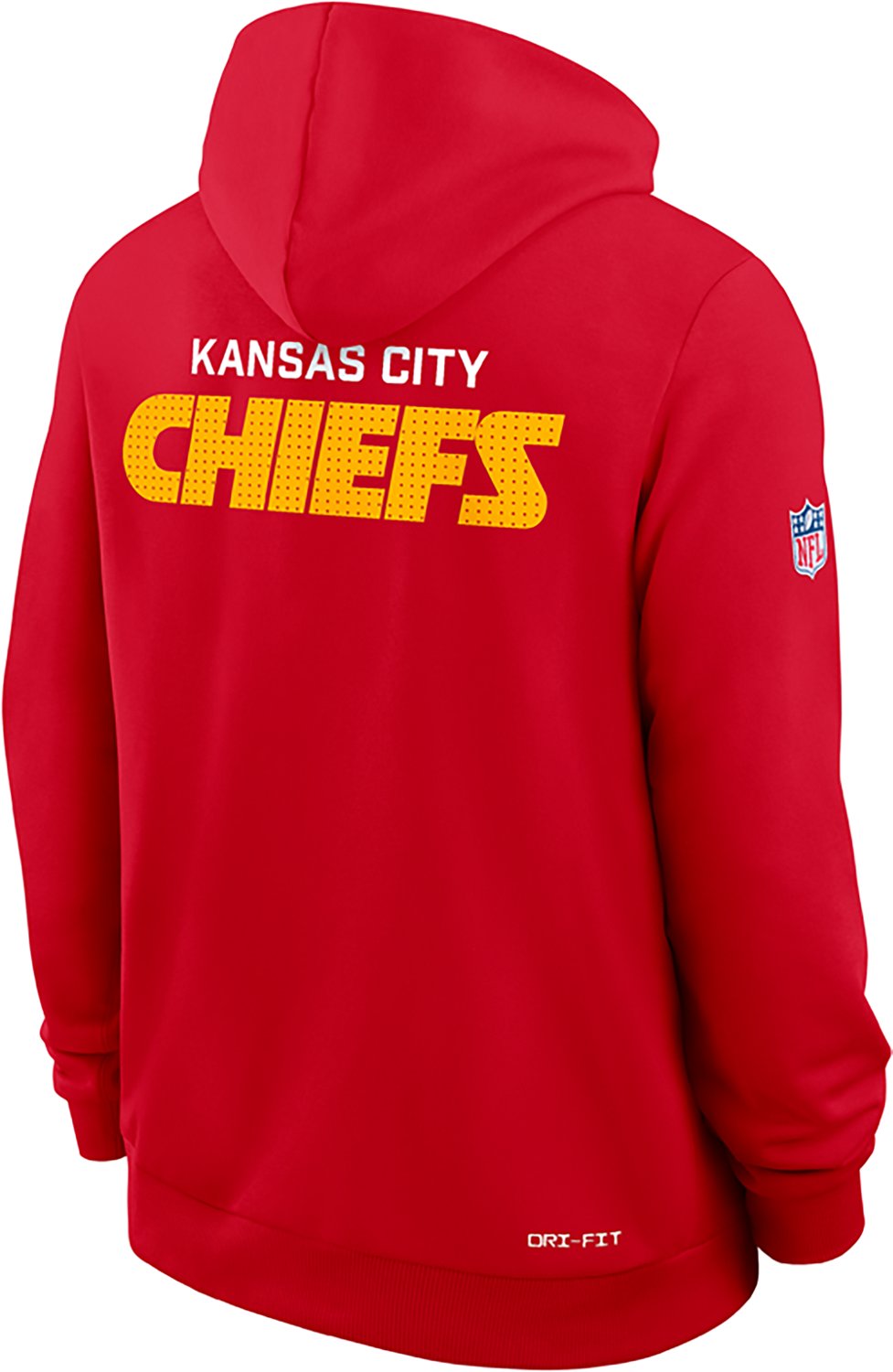 Nike Men's Chiefs Standard Issue Team Long Sleeve Hoodie - view number 3