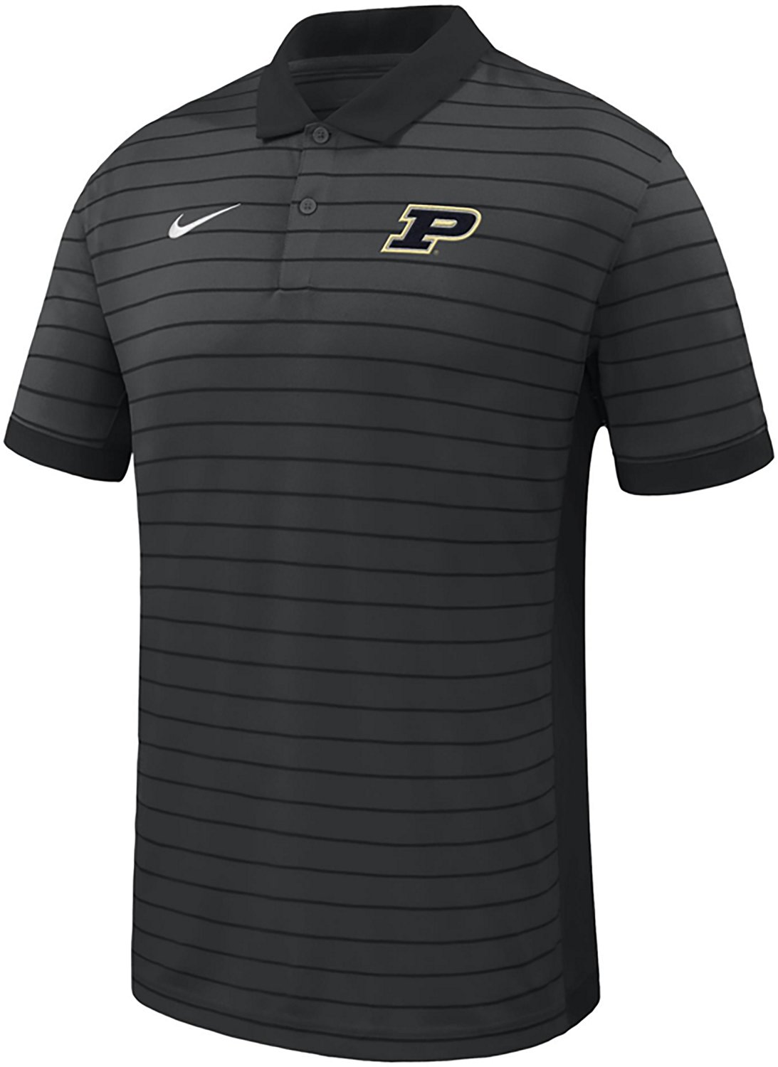Nike Men's Purdue Dri Fit Stripe Victory Polo Shirt - view number 2