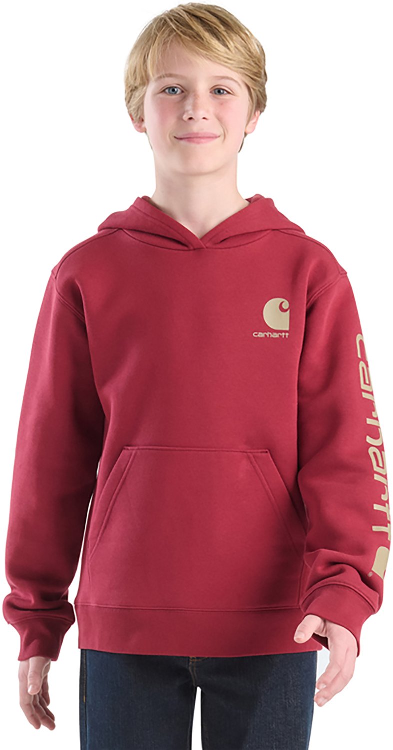 Carhartt Boys' Logo Pullover Hoodie