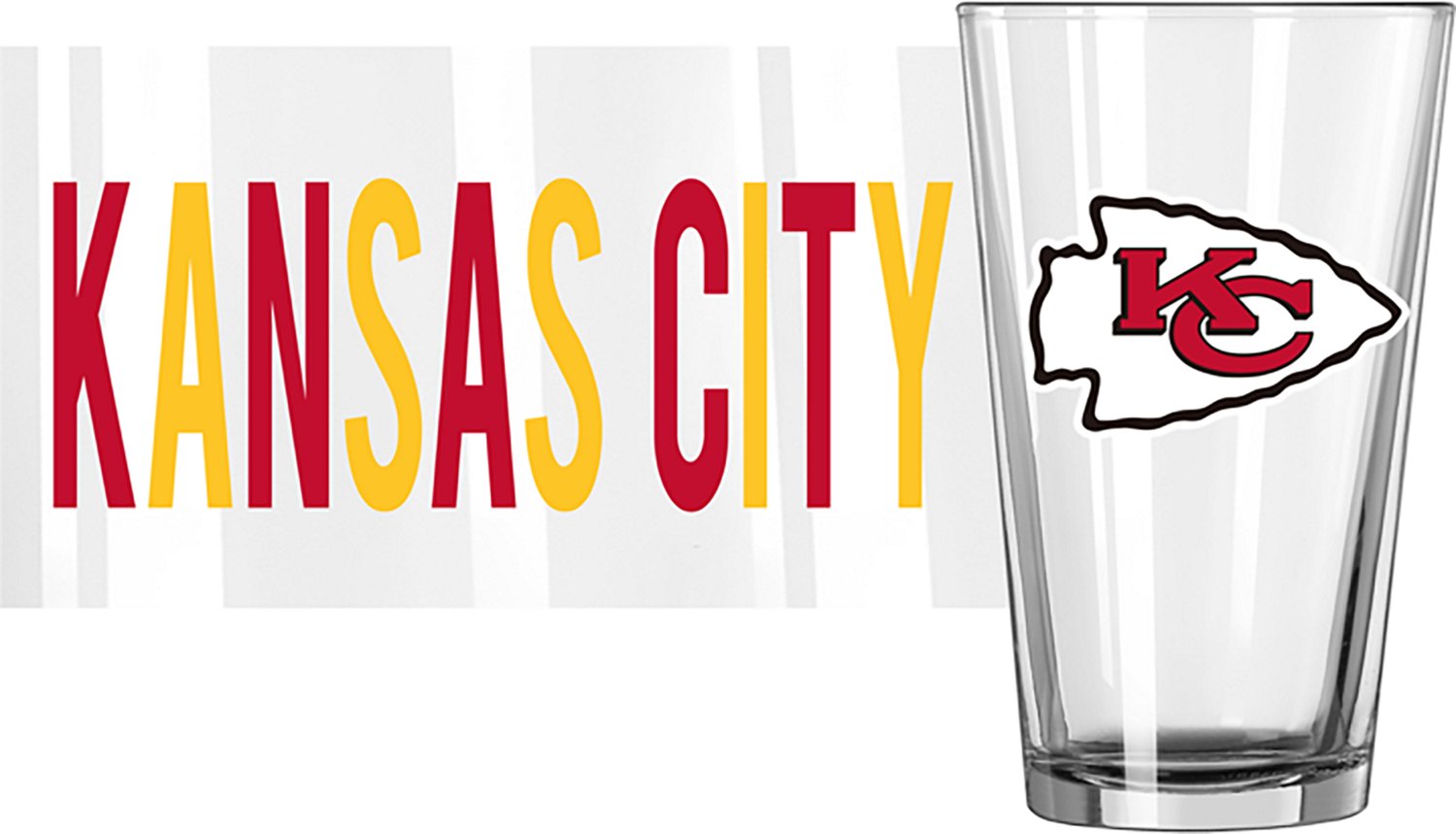 Logo Brands Chiefs 16 oz Overtime Pint Glass - view number 2