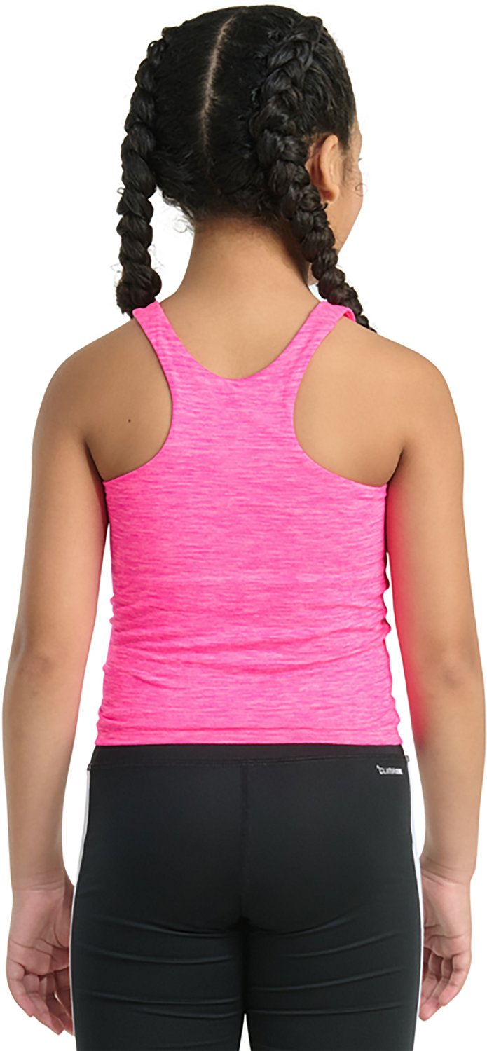 adidas Girls' Melange Training Tank Top - view number 4