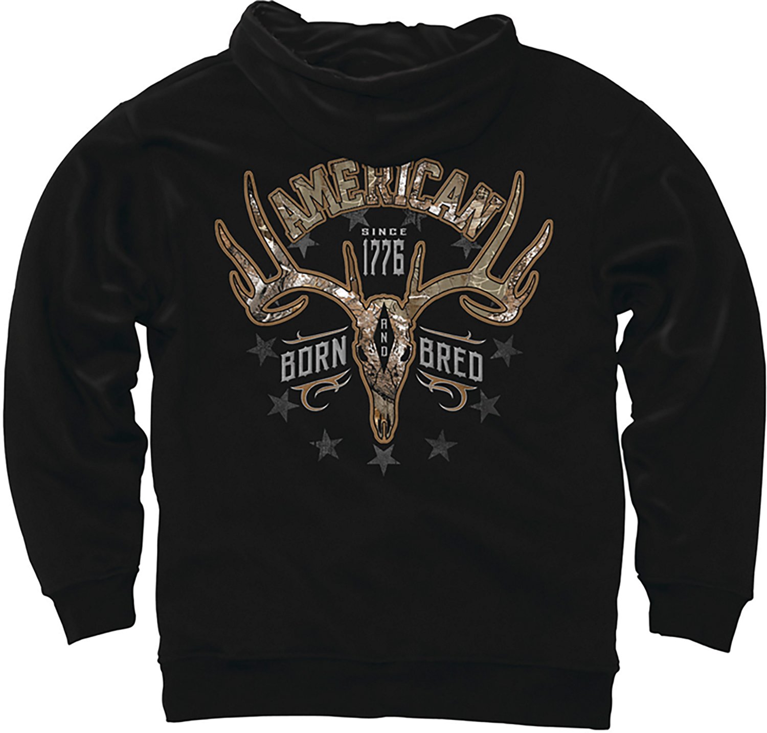Buck Wear Men's American Born Graphic Hoodie - view number 2