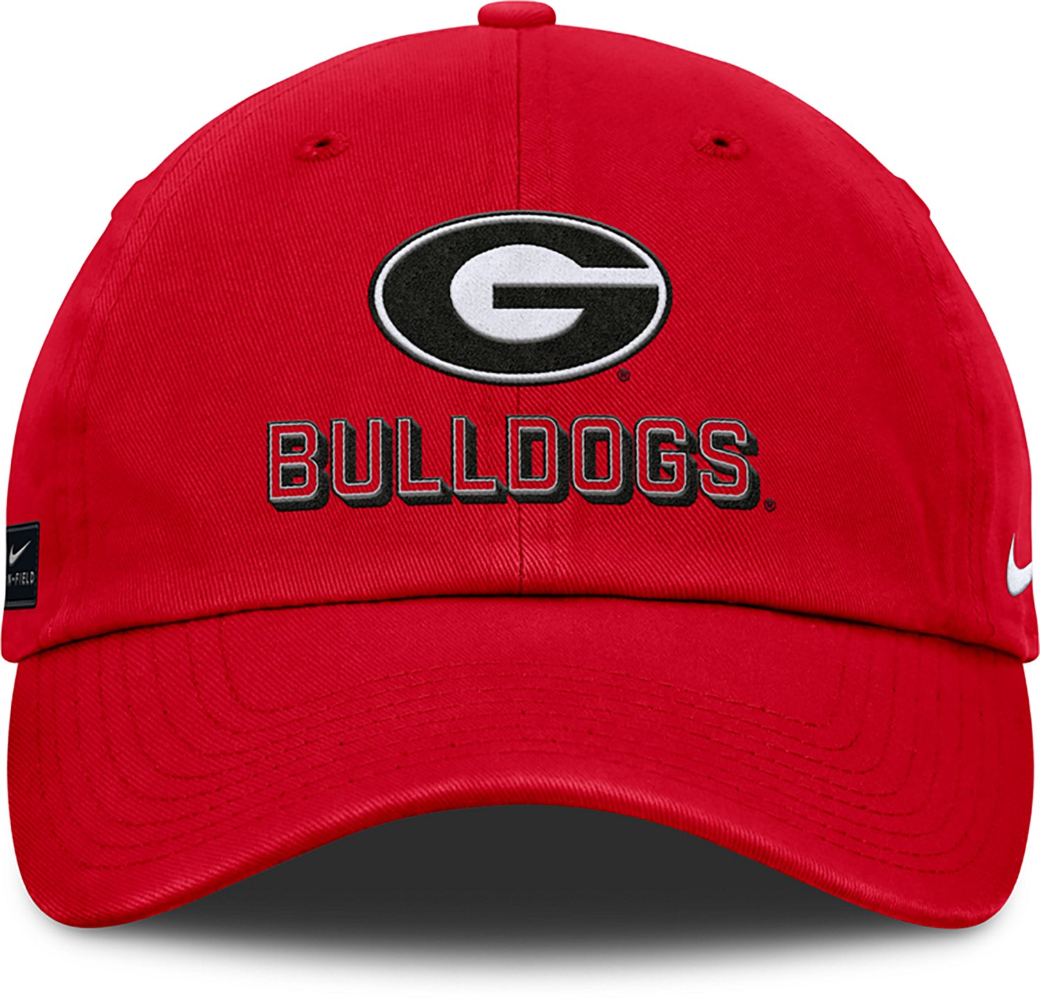 Nike Men's Georgia Primary Logo Gameday Unstructured Adjustable Club Cap - view number 2