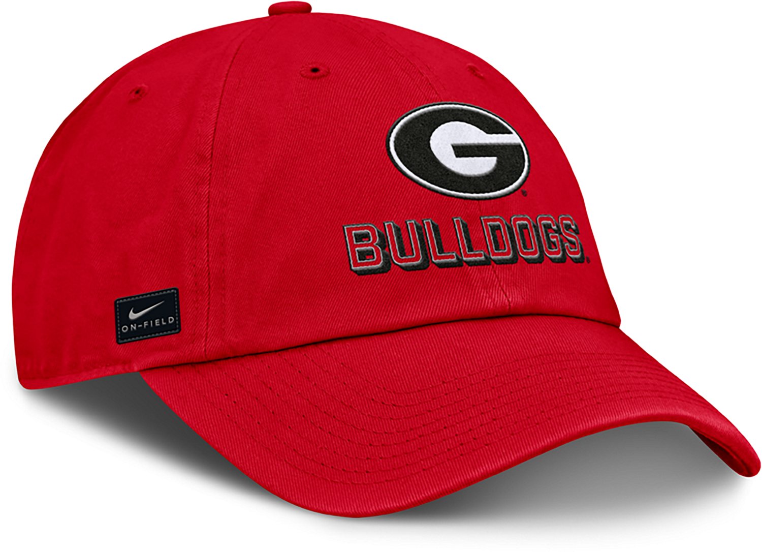 Nike Men's Georgia Primary Logo Gameday Unstructured Adjustable Club Cap - view number 3