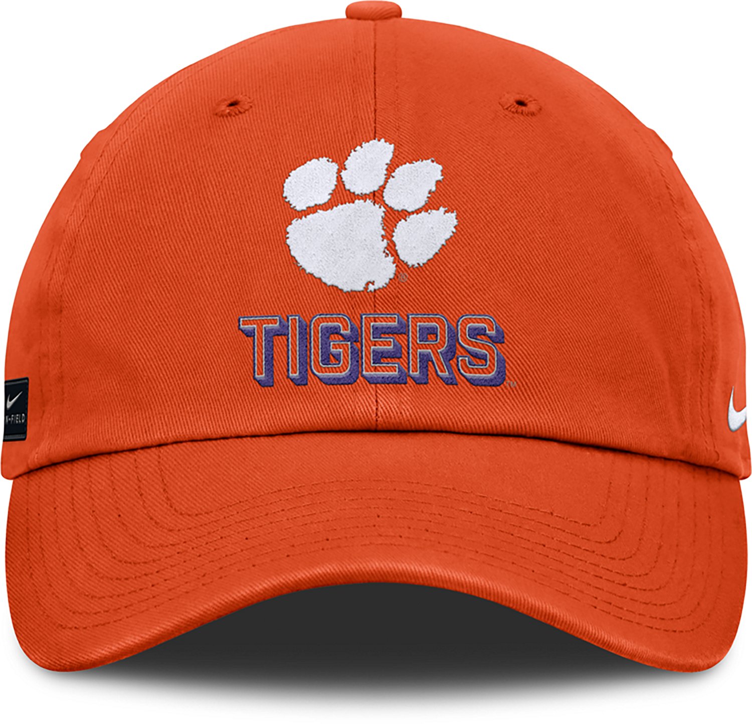 Nike Men's Clemson Primary Logo Gameday Unstructured Adjustable Club Cap - view number 2