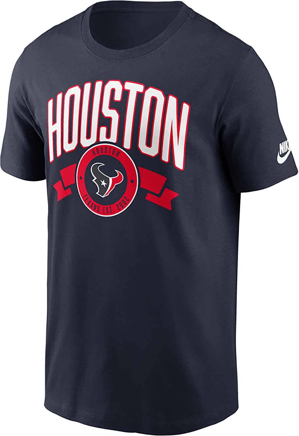 Nike Men's Houston Texans Rewind Front and Back Hit Essential T-shirt - view number 2