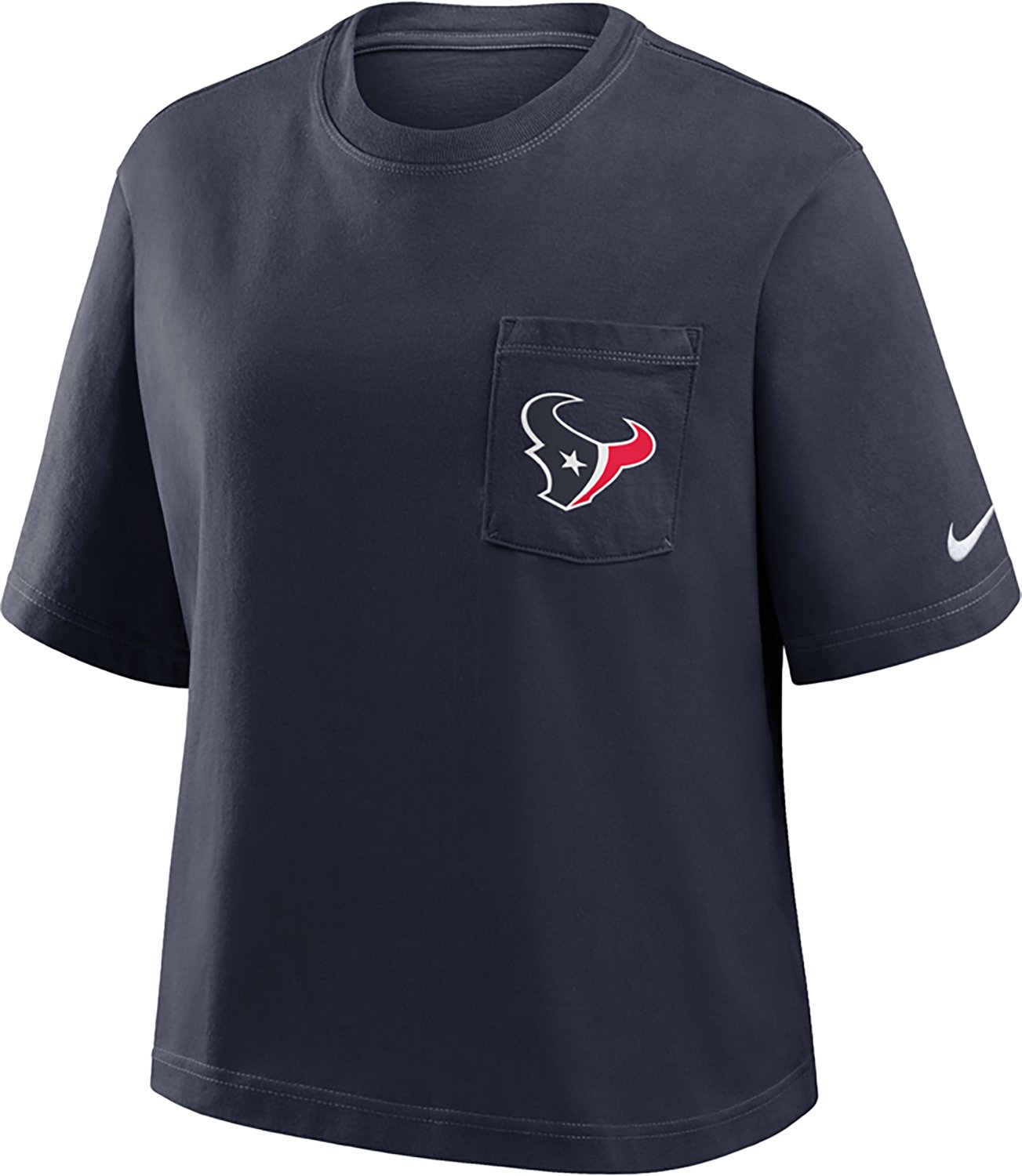 Nike Women's Houston Texans Rewind Pocket Boxy Short Sleeve T-shirt - view number 2
