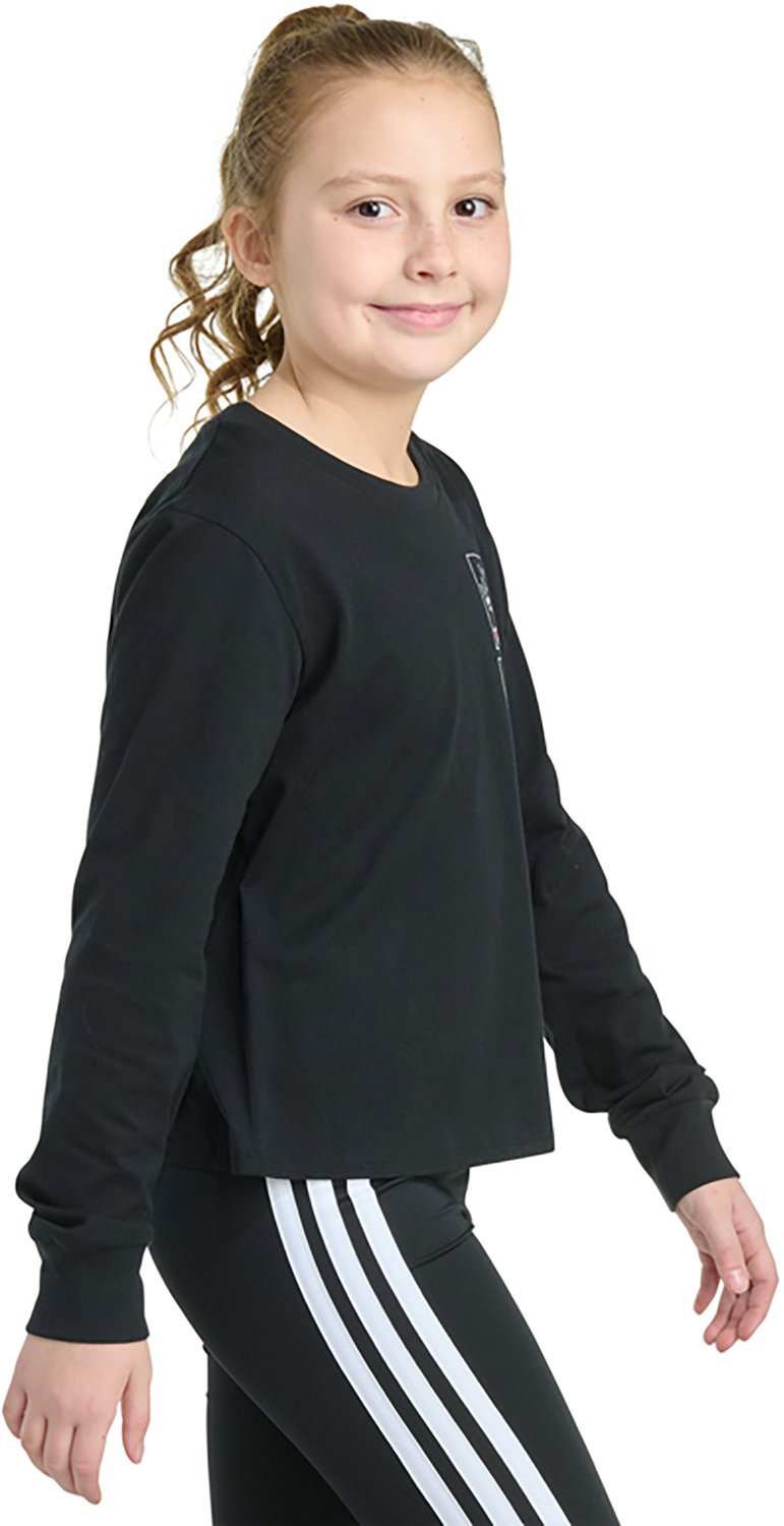 adidas Girls' Cat Story Regular Fit Long Sleeve Graphic T-shirt - view number 3