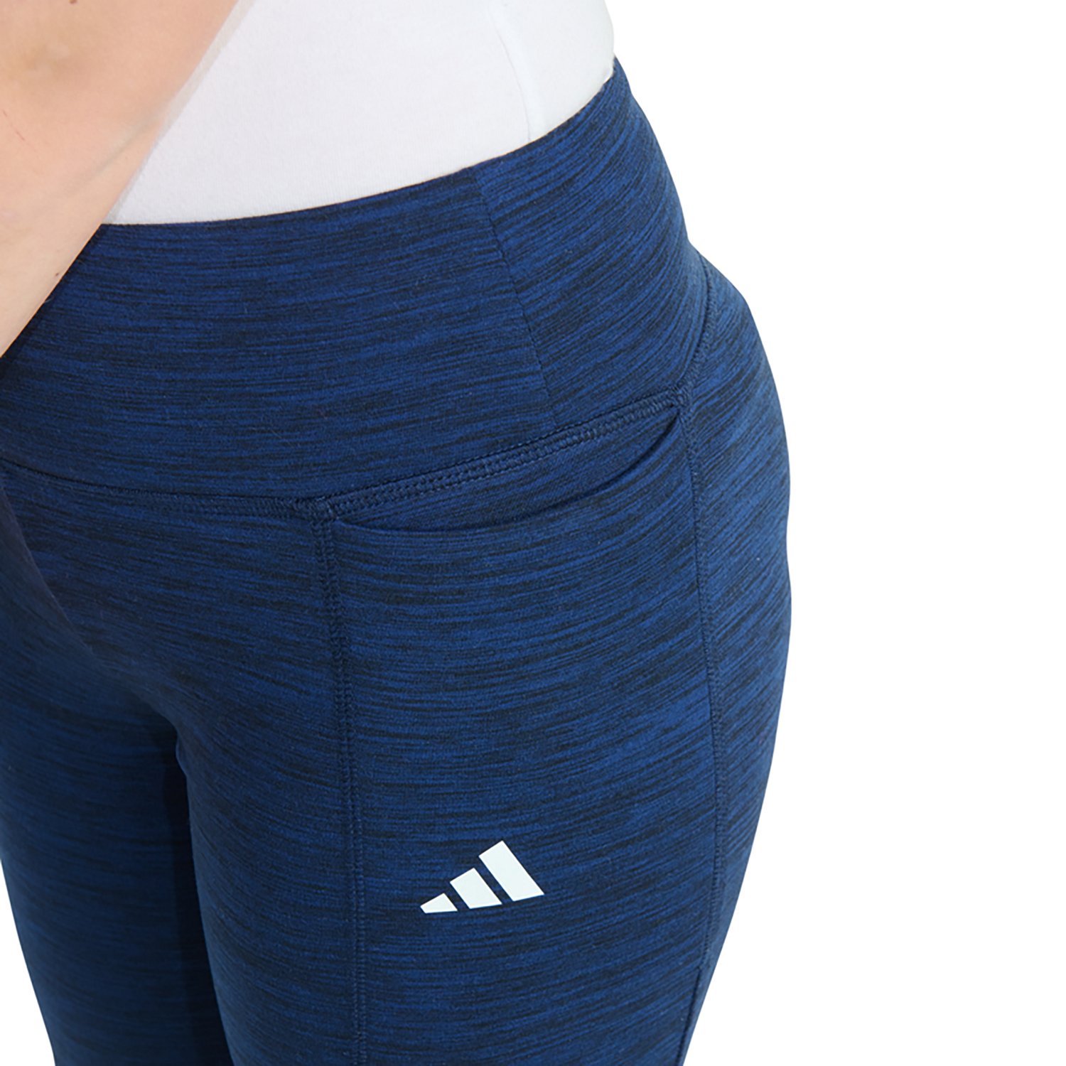 adidas Girls' Mélange Flare Leg Pants - view number 5