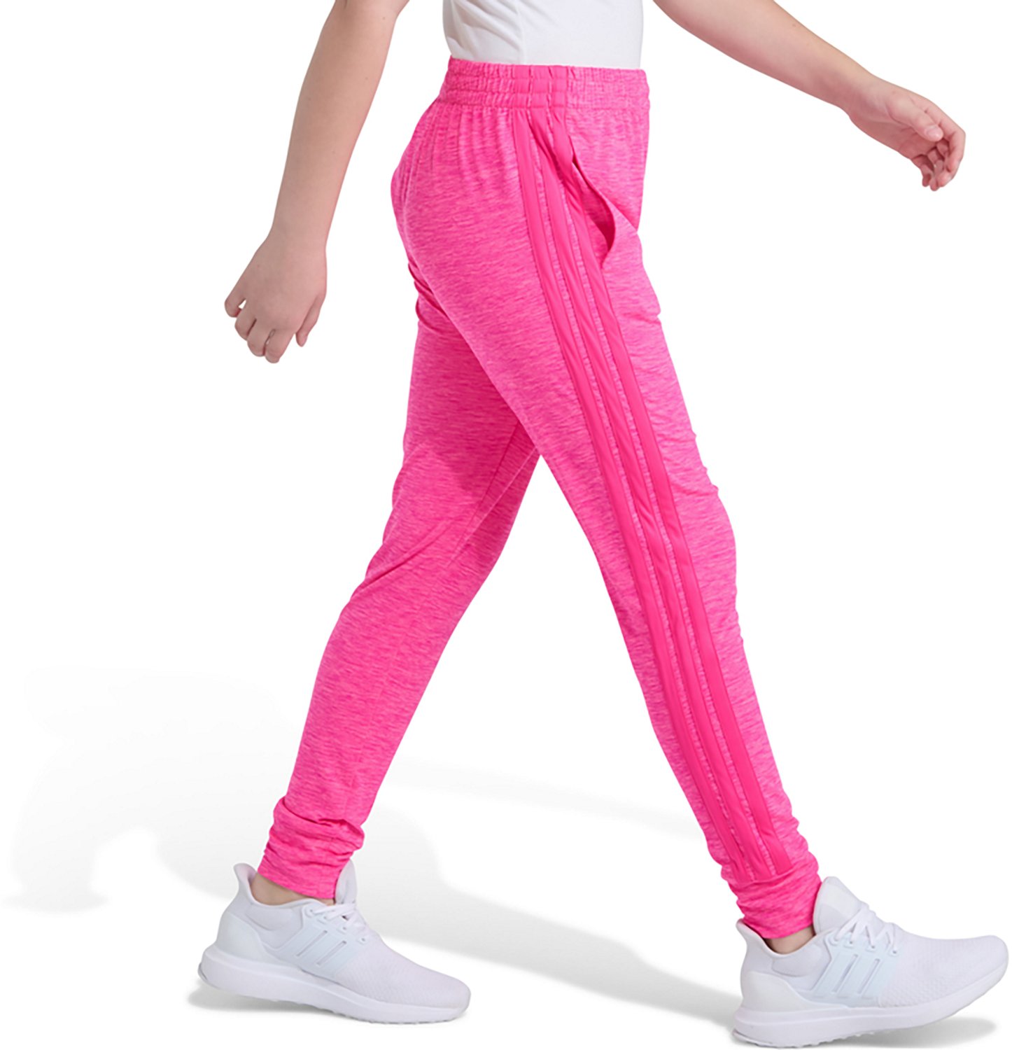 adidas Girls' 3S Mélange Jogger Pants - view number 3