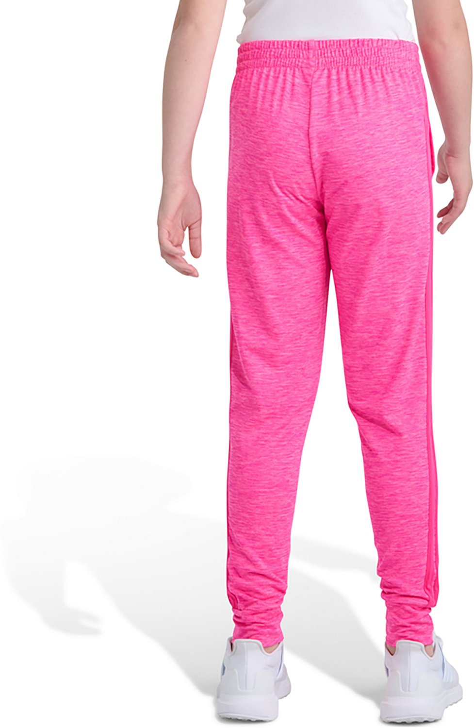 adidas Girls' 3S Mélange Jogger Pants - view number 4