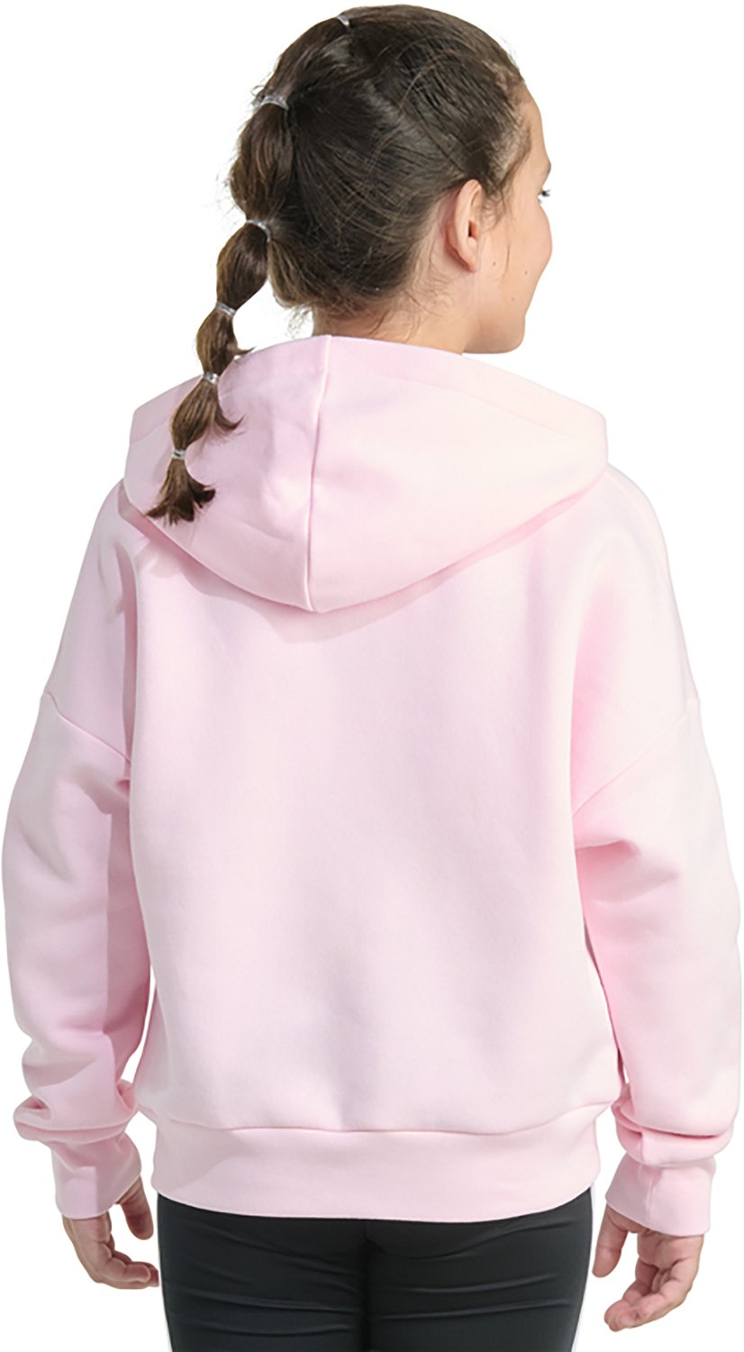 adidas Girls' Front Graphic Fleece Pullover Hoodie - view number 4