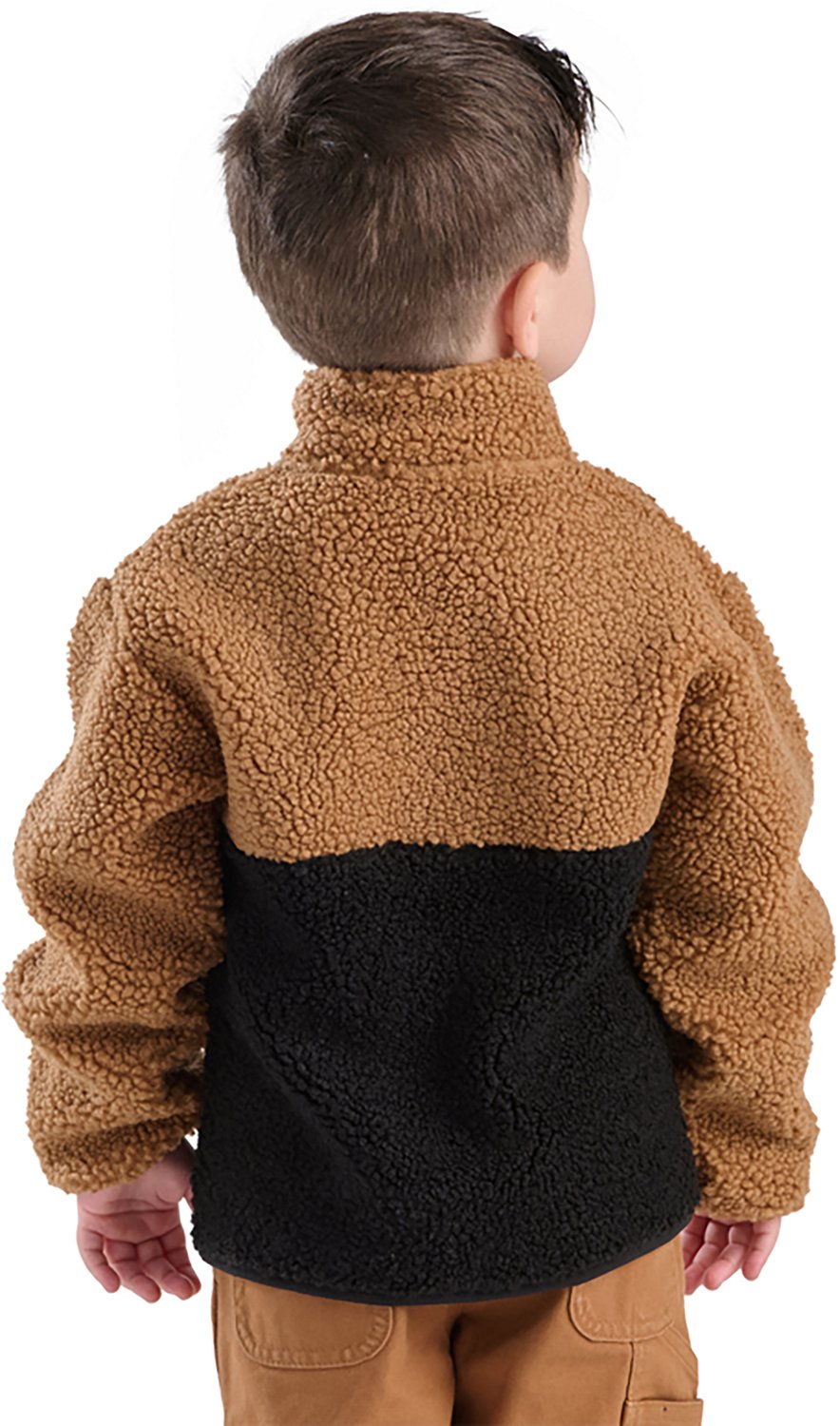 Carhartt Boys' Sherpa 1/2 Zip Long Sleeve Sweatshirt - view number 3