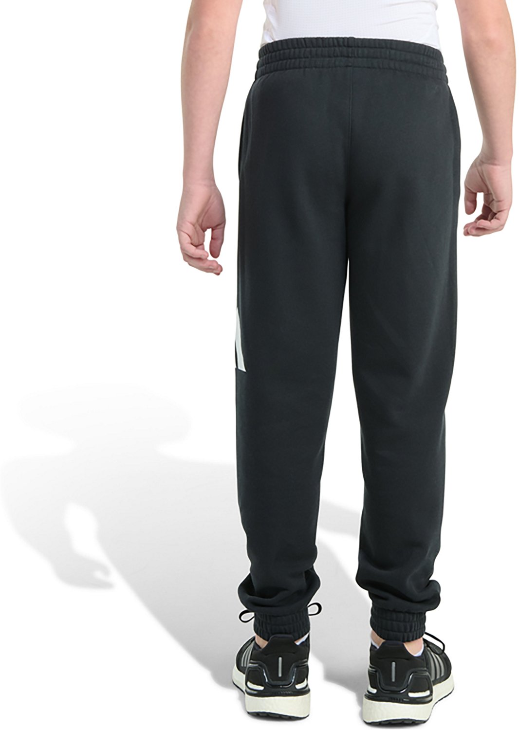 adidas Boys' Essential Big Logo Fleece Joggers - view number 4