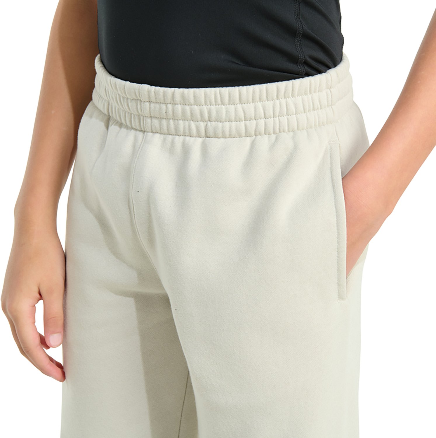 adidas Boys' Essential Big Logo Fleece Joggers - view number 5