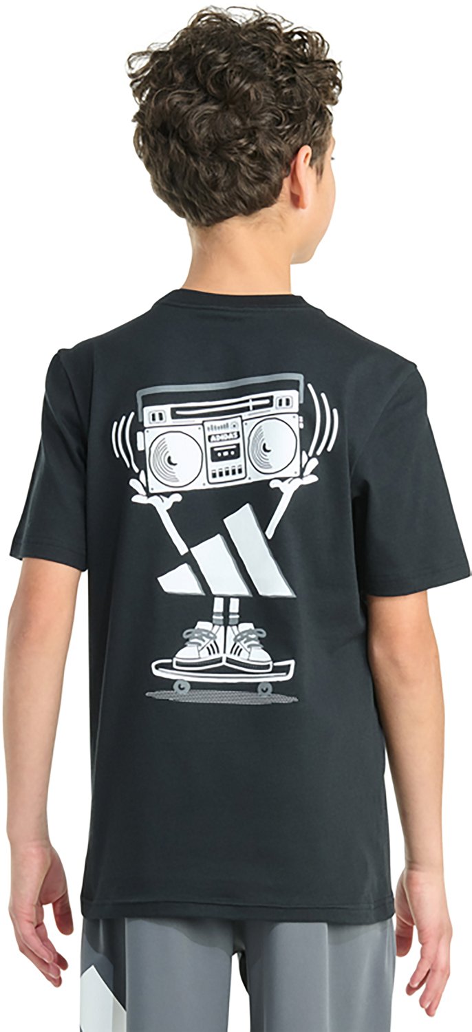 adidas Boys' Skate Life Short Sleeve Graphic T-shirt - view number 4