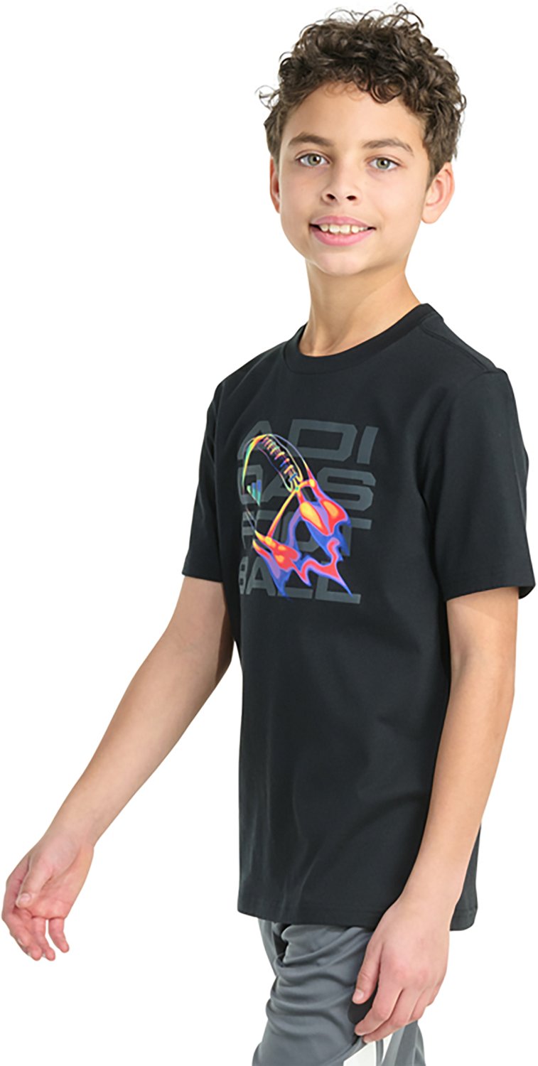 adidas Boys' Flame Football Short Sleeve Graphic T-shirt - view number 2