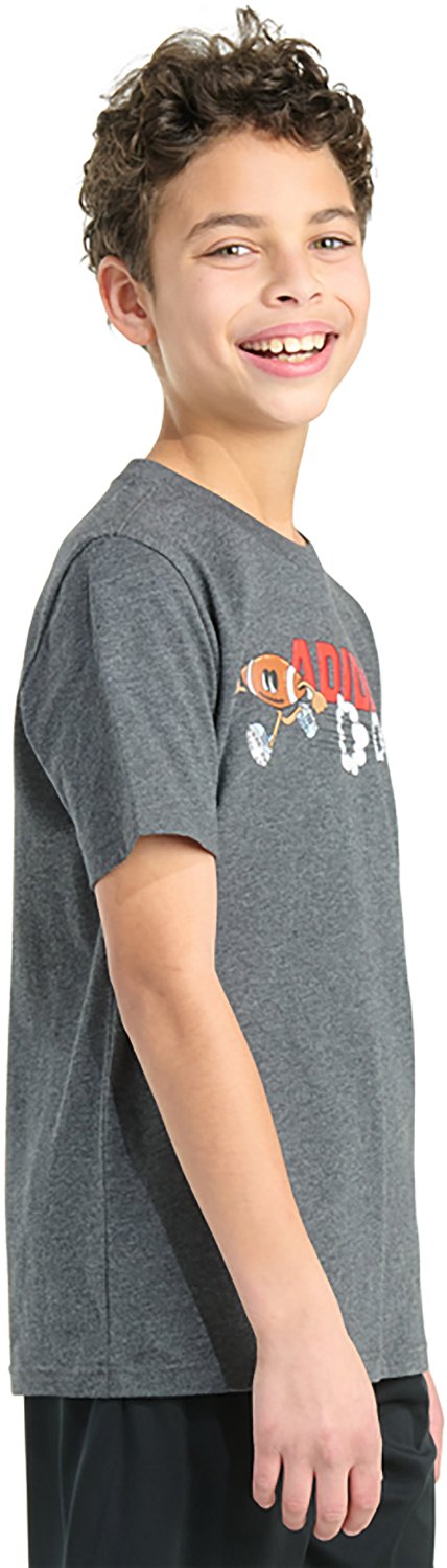 adidas Boys' Football Mascot Short Sleeve Graphic T-shirt - view number 3