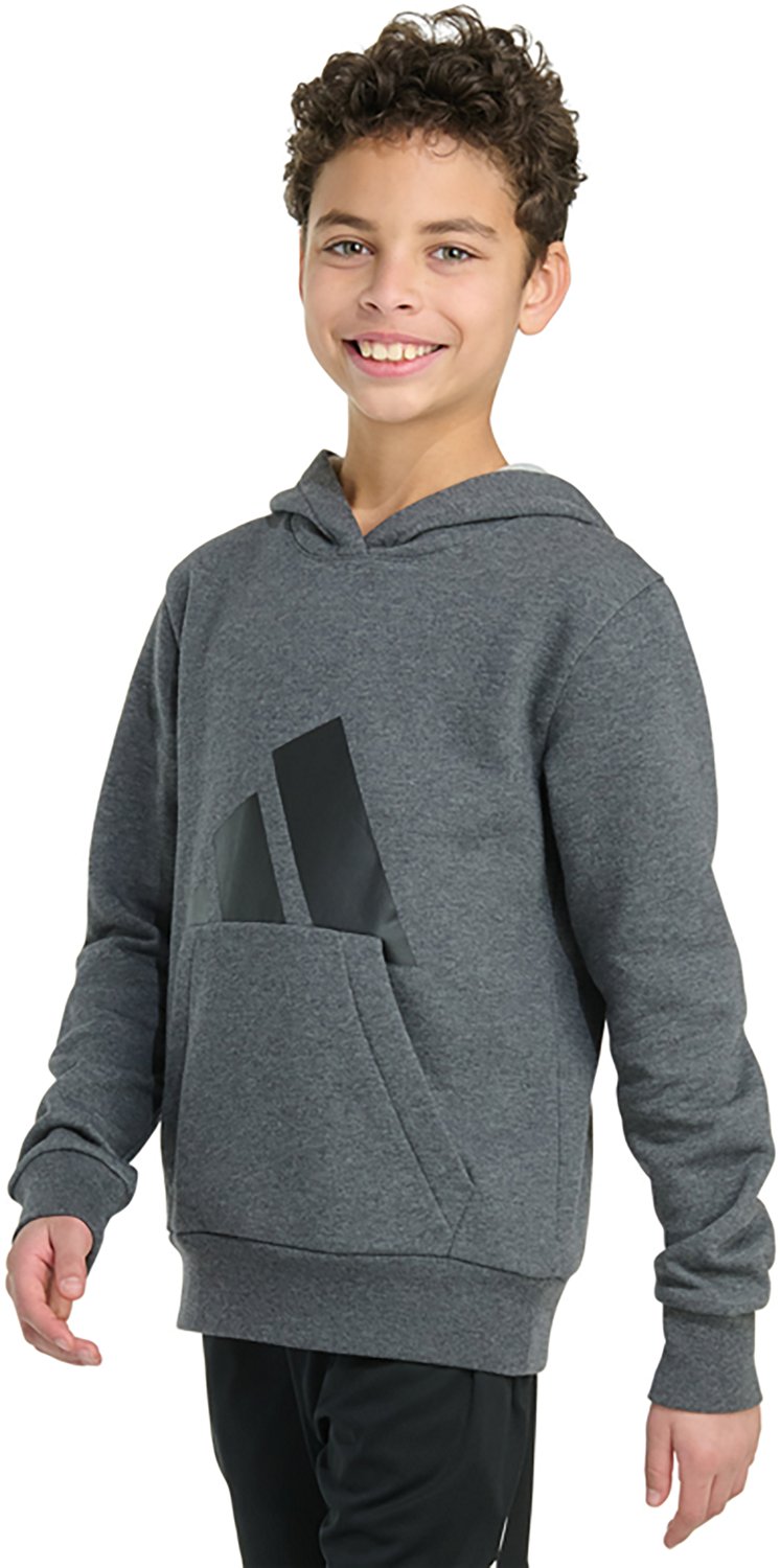 adidas Boys' Big Logo Fleece Pullover Hoodie - view number 2