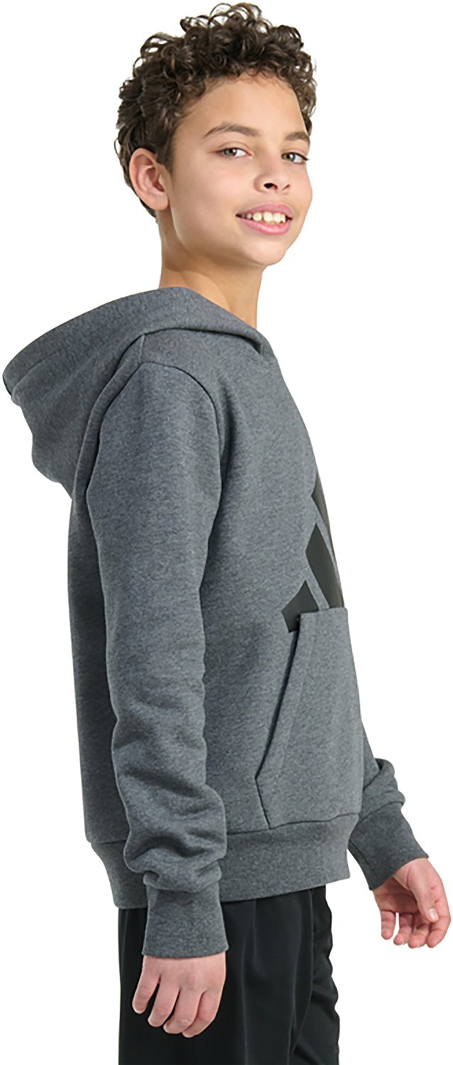 adidas Boys' Big Logo Fleece Pullover Hoodie - view number 3