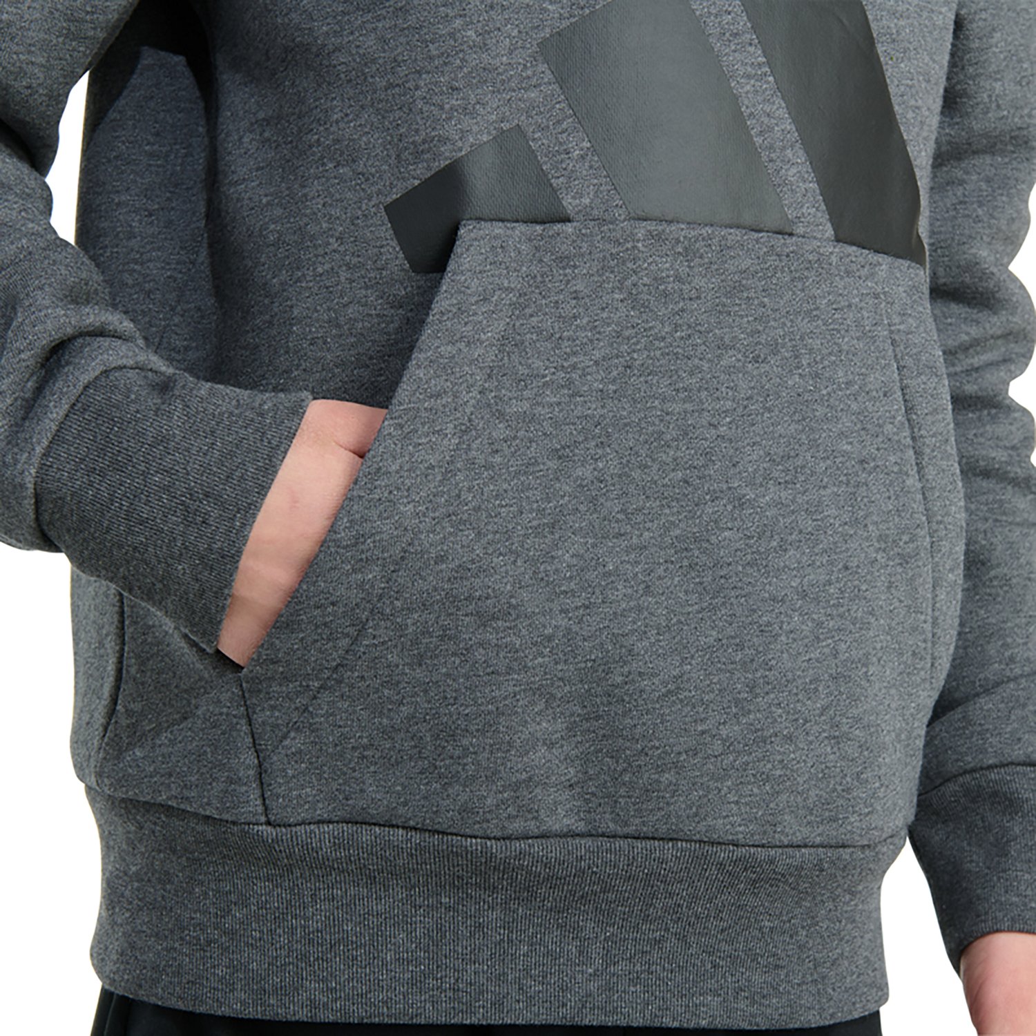 adidas Boys' Big Logo Fleece Pullover Hoodie - view number 5