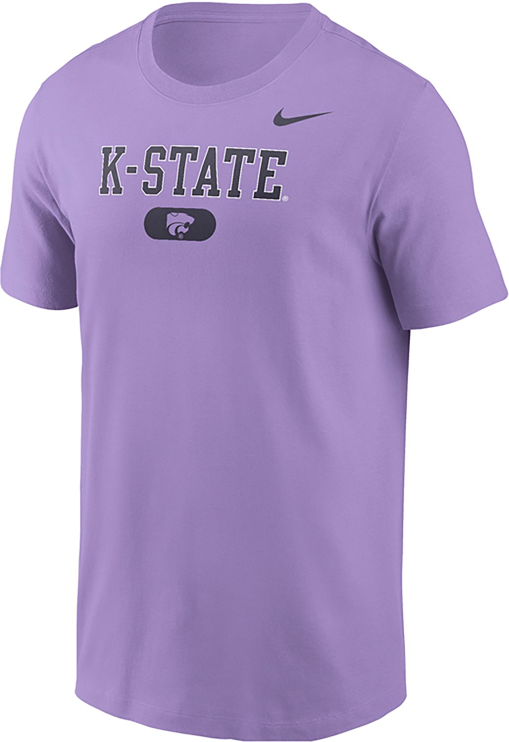 Nike Men's Kansas State Lavender Pill Core Cotton T-shirt - view number 2