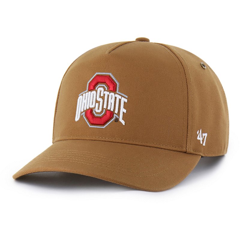 '47 Brand X Carhartt Men's and Women's Brown Ohio State Buckeyes Hitch Adjustable Hat - Brown