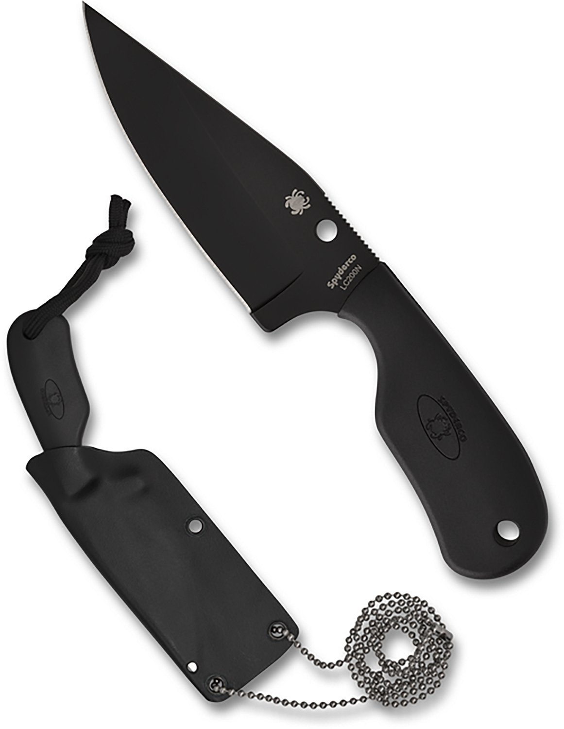 Spyderco Subway Black Blade Bowie Knife - view number 3