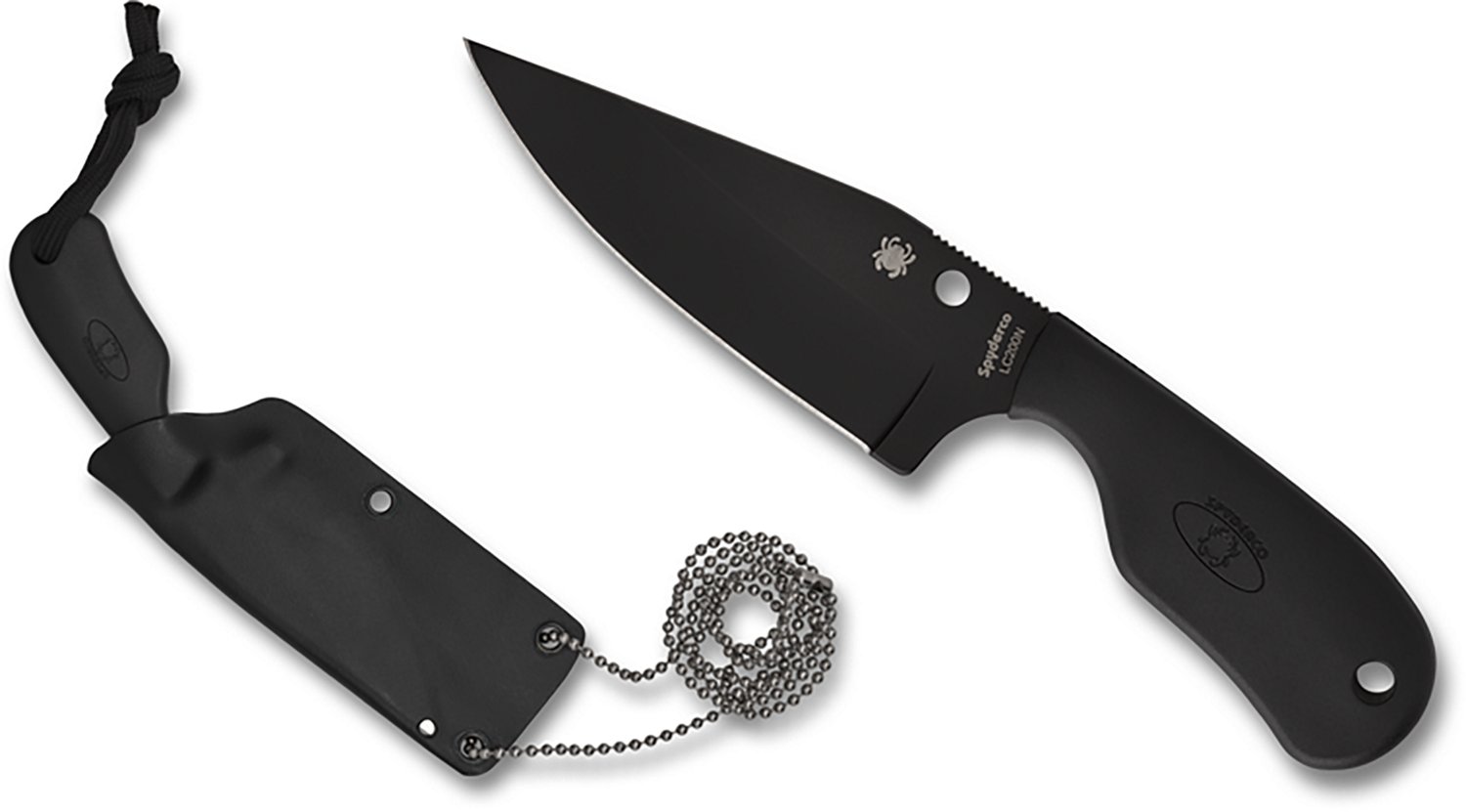Spyderco Subway Black Blade Bowie Knife - view number 4