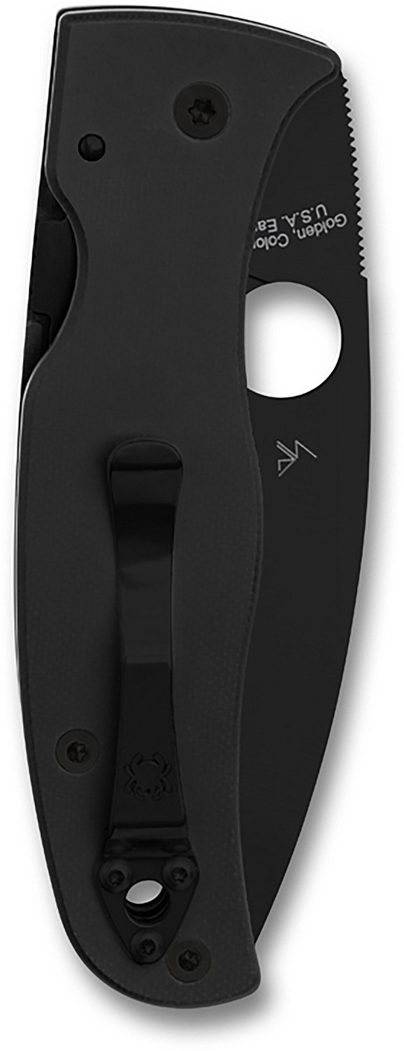 Spyderco Bodacious G-10 Black Blade Folding Knife - view number 2