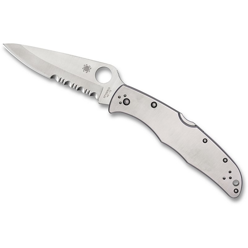 2024 Spyderco Endura 4 Stainless Combo