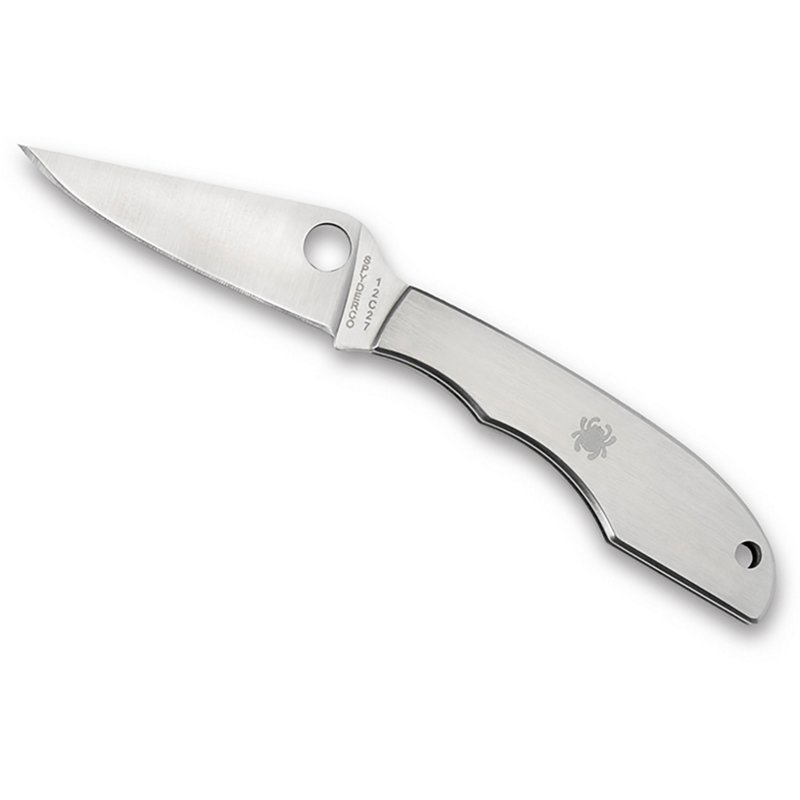 2024 Spyderco Grasshopper Stainless Slip Joint Plain