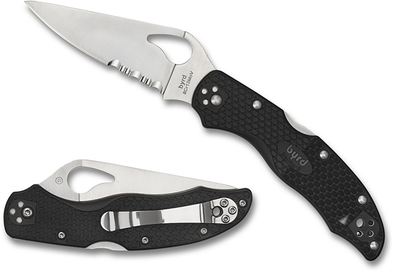 Spyderco Harrier 2 Lightweight CombinationEdge Folding Knife - view number 6