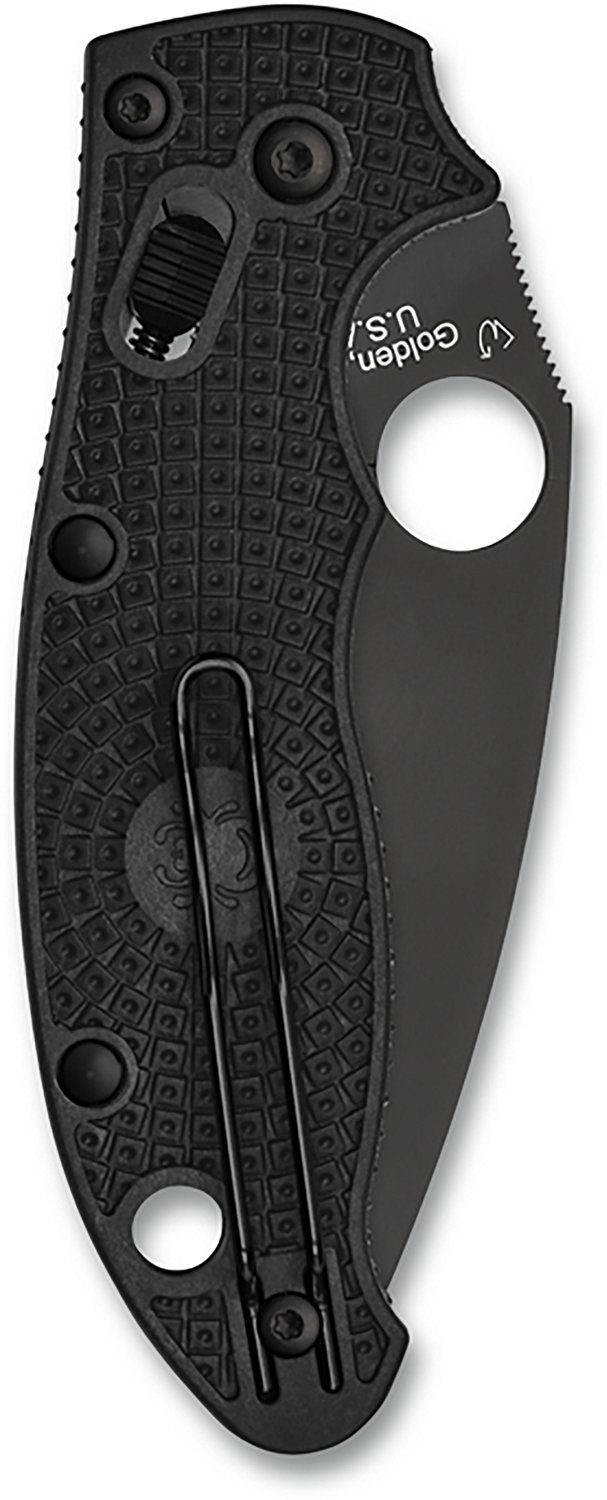 Spyderco Spyderco Manix 2 Lightweight Black Blade Folding Knife - view number 2