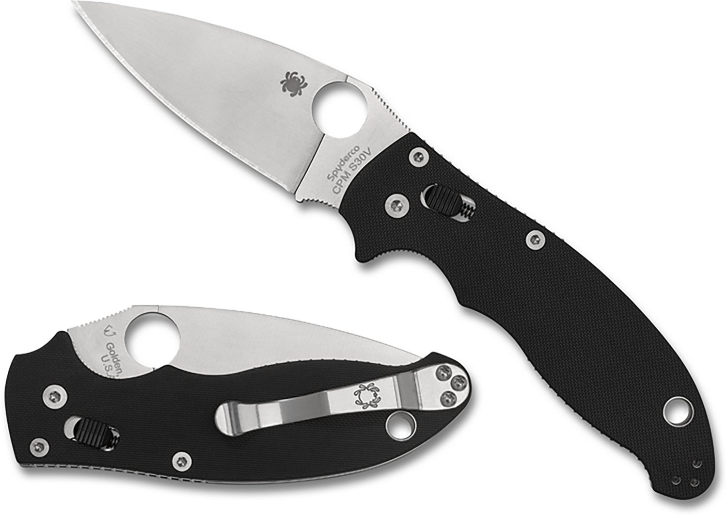 Spyderco Manix 2 PlainEdge Folding Knife - view number 3