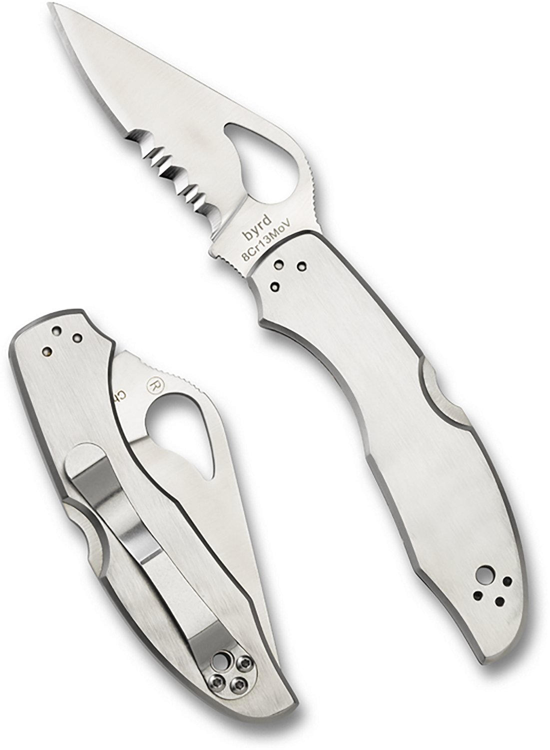 Spyderco Meadowlark 2 Stainless CombinationEdge Folding Knife - view number 3