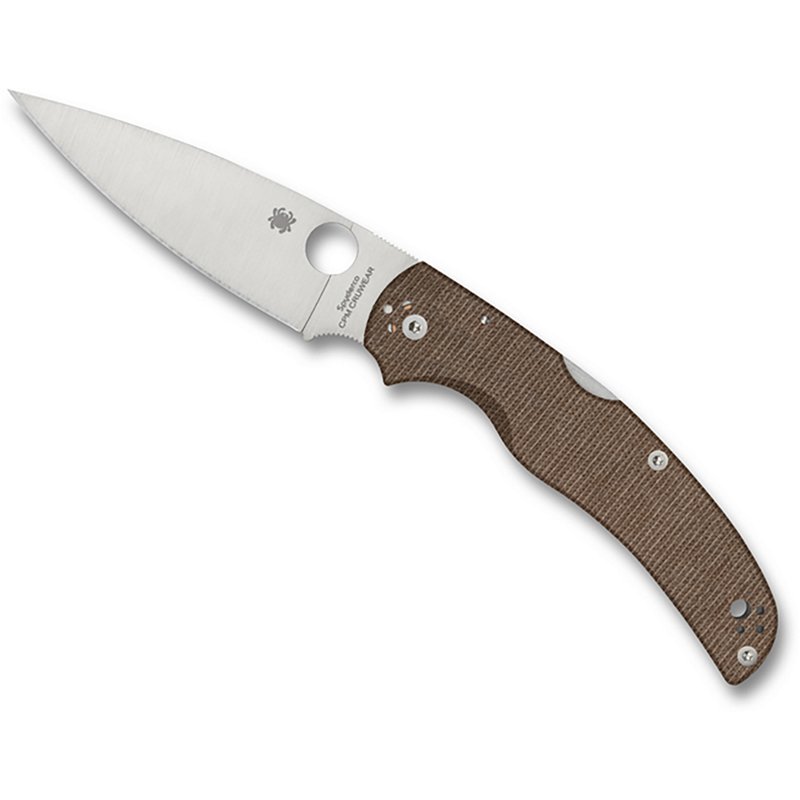 Spyderco Native Chief Canvas Micarta CPM CRU-WEAR Folding Knife