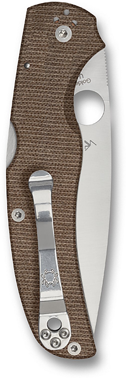 Spyderco Native Chief Canvas Micarta CPM CRU-WEAR Folding Knife - view number 2