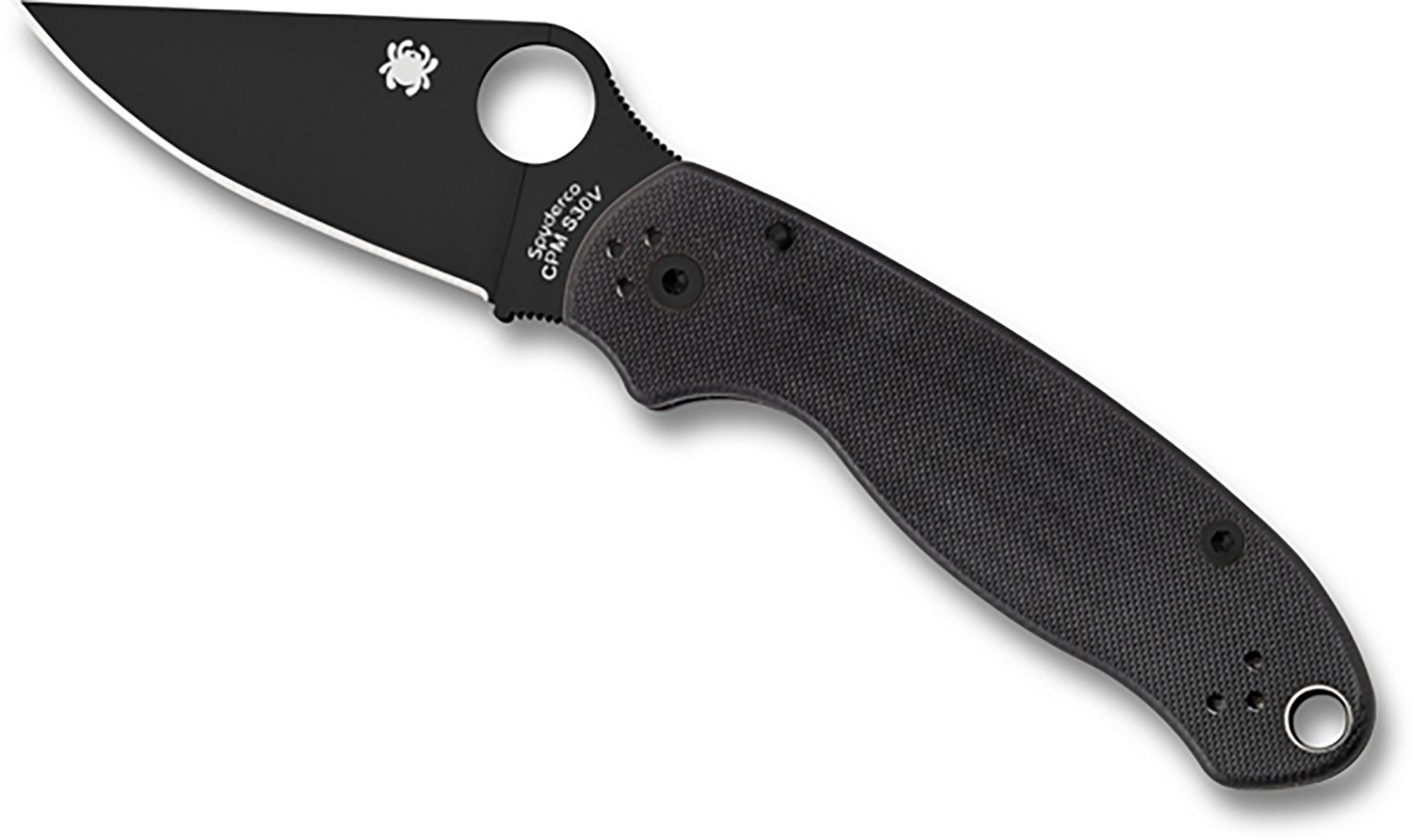 Spyderco Para 3 Black Blade Folding Knife - view number 4
