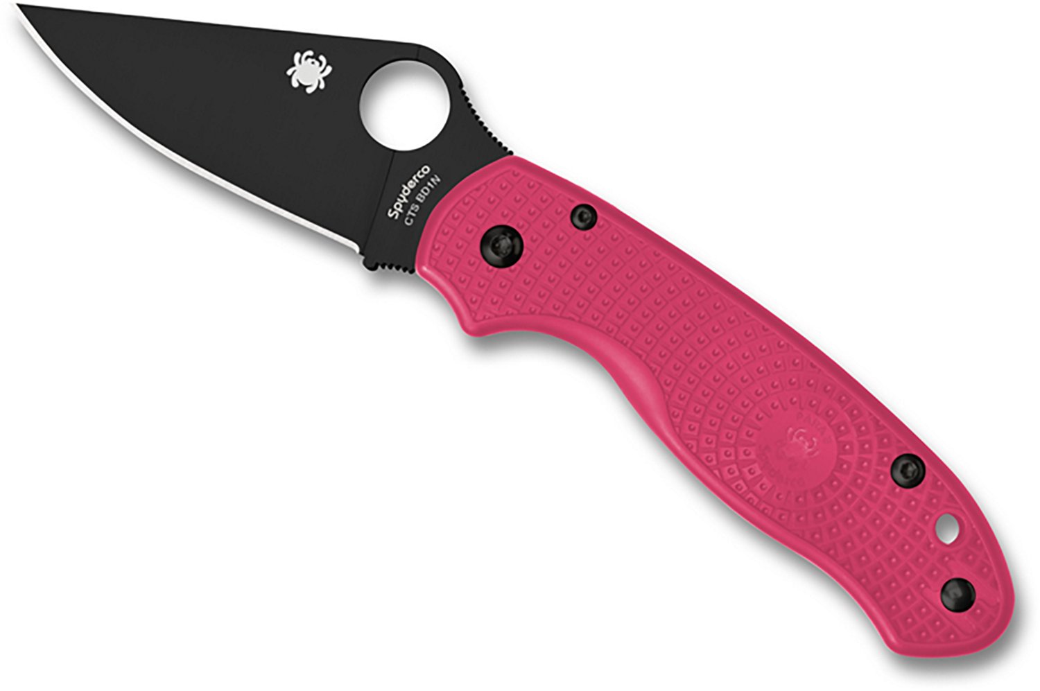 Spyderco Para 3 Lightweight Black Blade Living Beyond Breast Cancer Folding Knife - view number 1