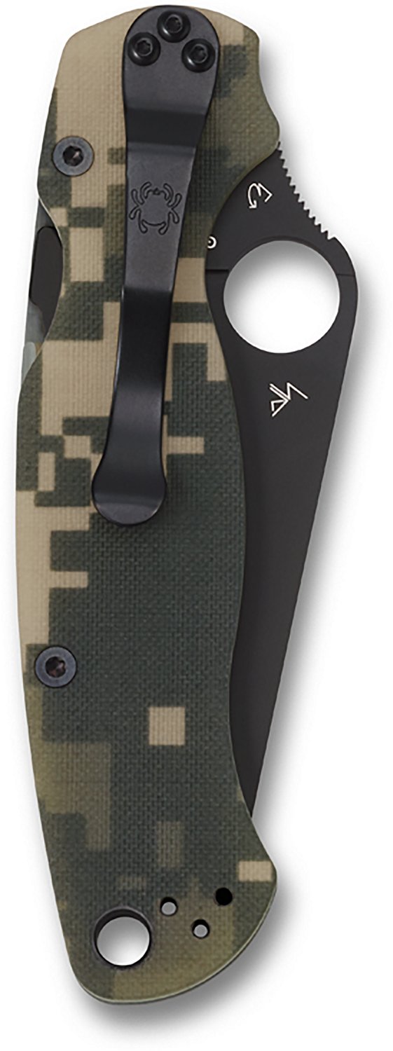 Spyderco Para Military™ 2 Camo Black Blade Folding Knife - view number 2