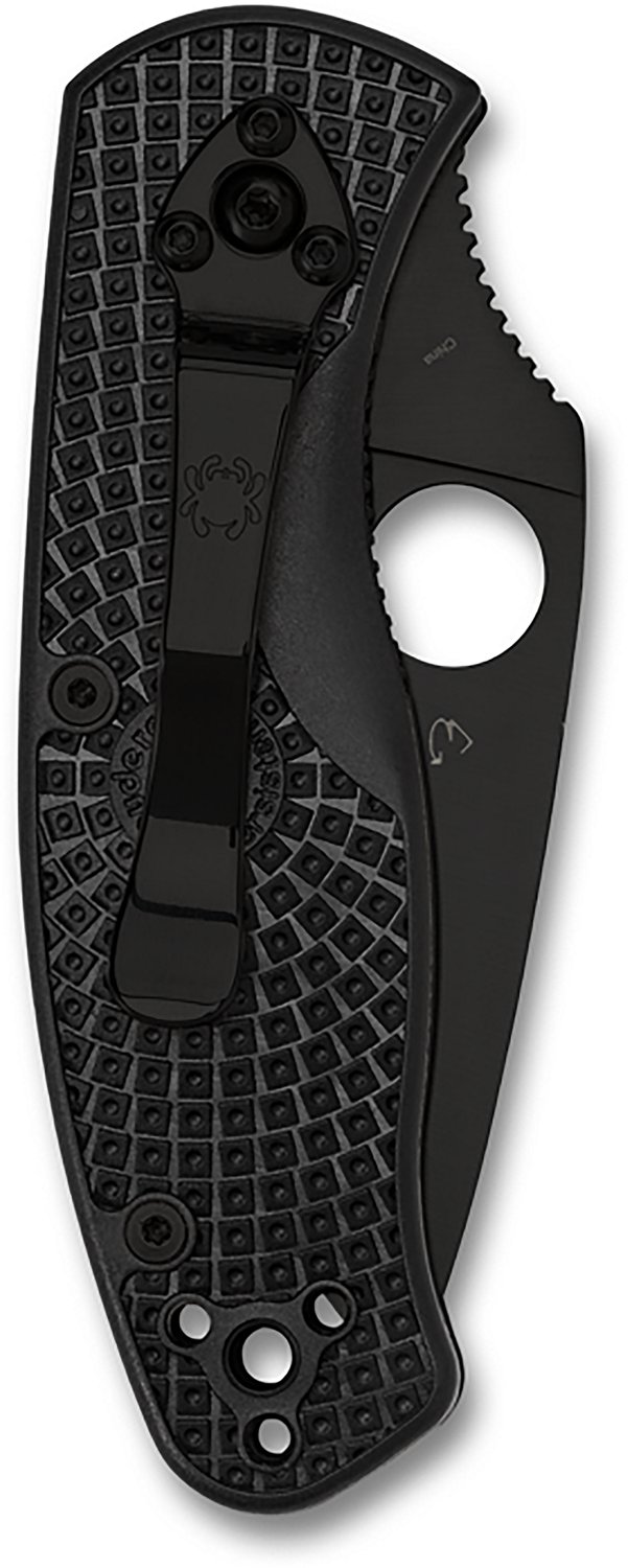 Spyderco Persistence Lightweight Black Blade Folding KnifeSpyderco Persistence Lightweight Black Blade Folding Knife - view number 2
