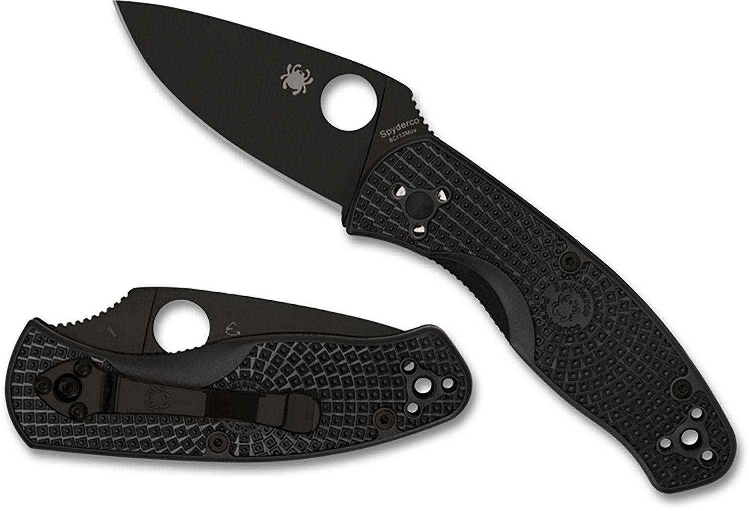 Spyderco Persistence Lightweight Black Blade Folding KnifeSpyderco Persistence Lightweight Black Blade Folding Knife - view number 3