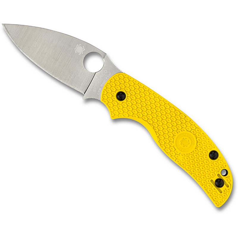 C123PYL 3 in. Sage 5 Salt Folding Knife with Point Blade - Yellow