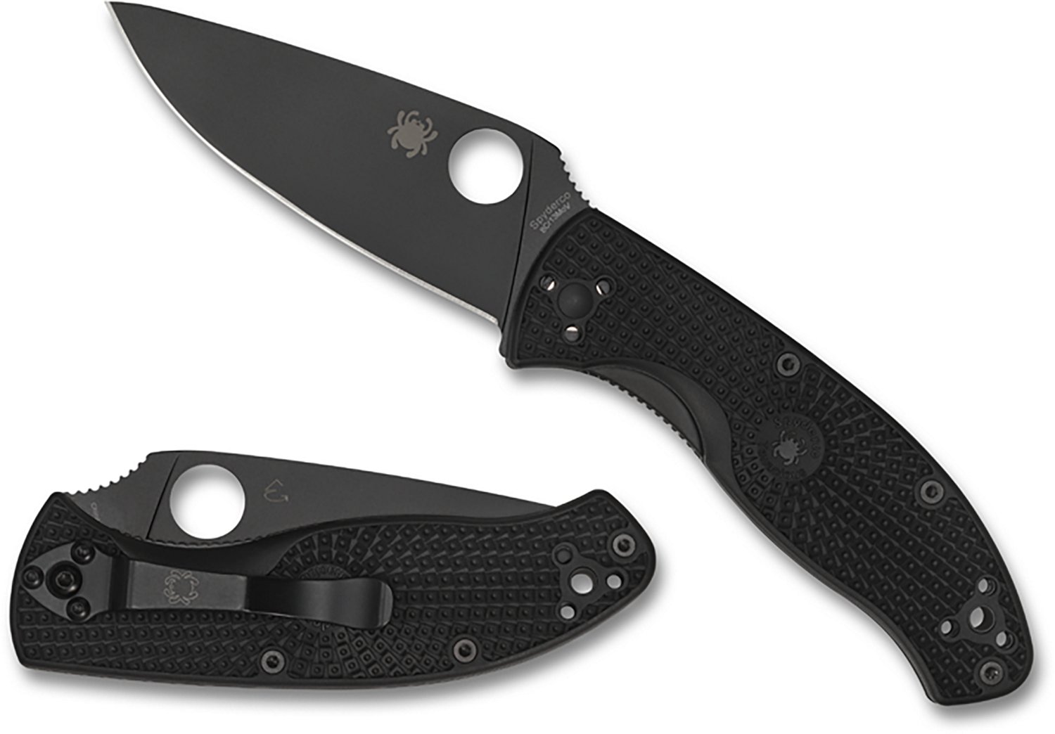Spyderco Tenacious Lightweight Black Blade Folding Knife - view number 3