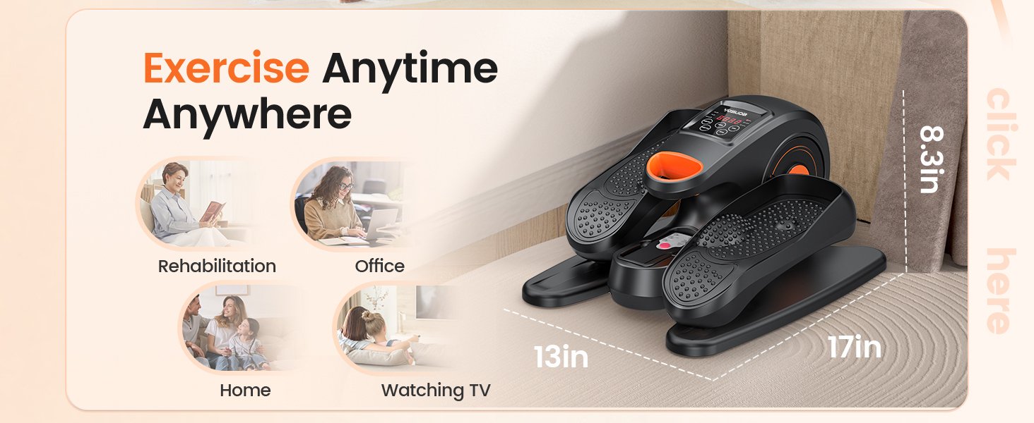 YOSUDA Under Desk Elliptical - view number 3