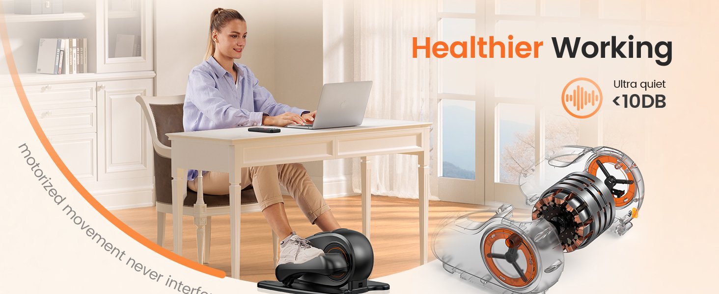 YOSUDA Under Desk Elliptical - view number 4