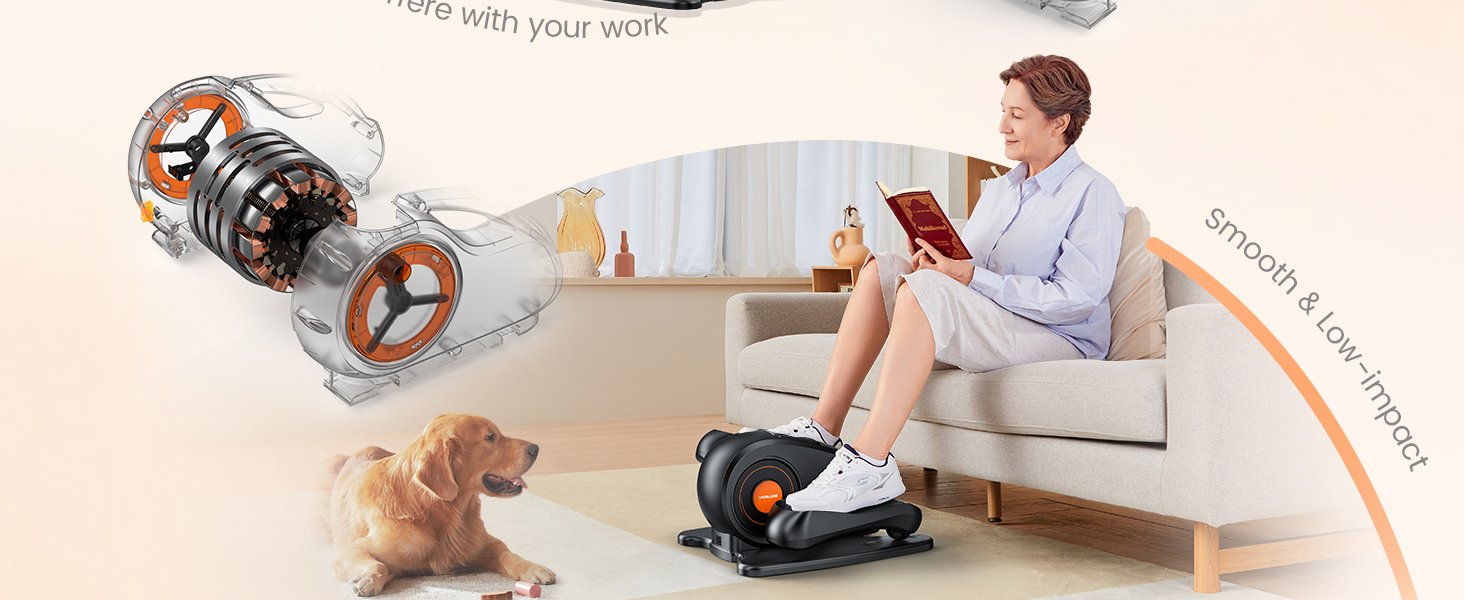 YOSUDA Under Desk Elliptical - view number 5