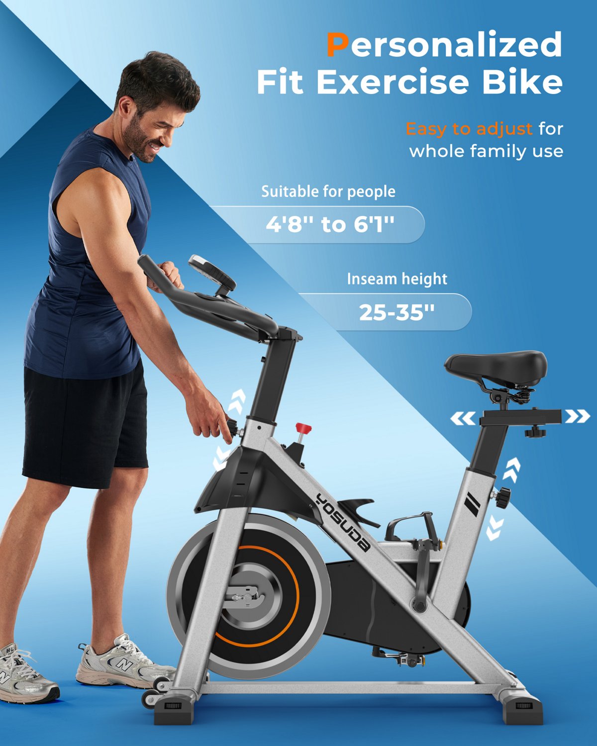 YOSUDA Indoor Cycling Bike - view number 2